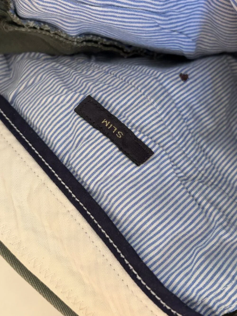 J.Crew Bowery Slim Stretch Chino Pants Olive Army Green 34x30